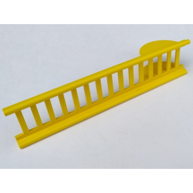 yellow ladder 16 x 4 with semi-circular pivot