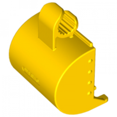 yellow duplo digger bucket small - 4 teeth