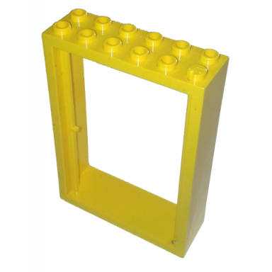 yellow door frame 2 x 6 x 7