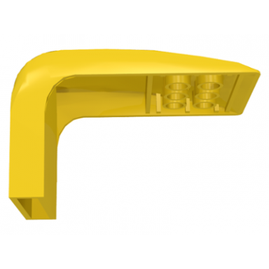 yellow fabuland car roof fixed curve