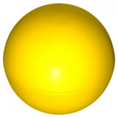 yellow ball hard plastic 52mm d duplo ball for ball tube