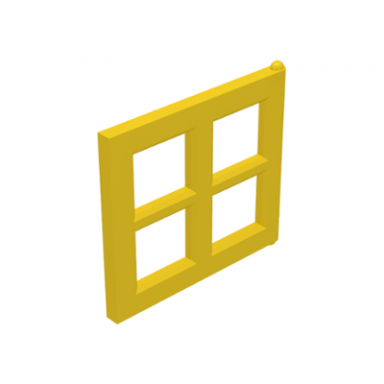 yellow pane for window 2 x 4 x 3