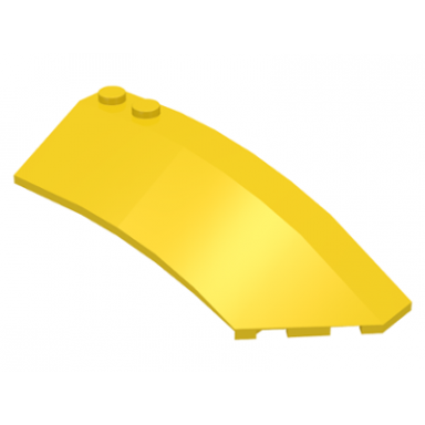 yellow wedge 8 x 3 x 2 open right