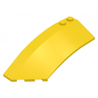 yellow wedge 8 x 3 x 2 open left