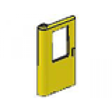 yellow door 1 x 4 x 5 train left thin support at bottom