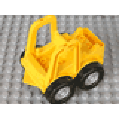 yellow duplo street sweeper
