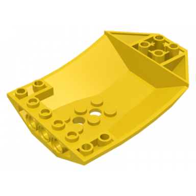 yellow cockpit 8 x 6 x 2 curved