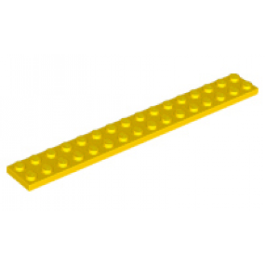 yellow plate 2 x 16