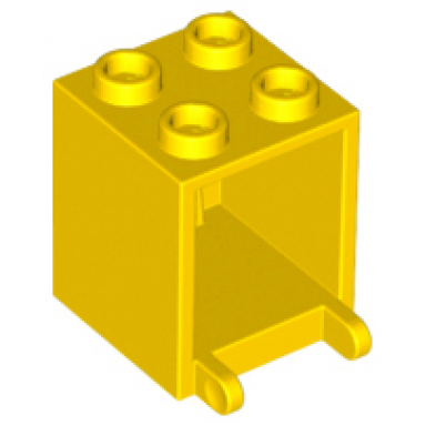 yellow container box 2 x 2 x 2