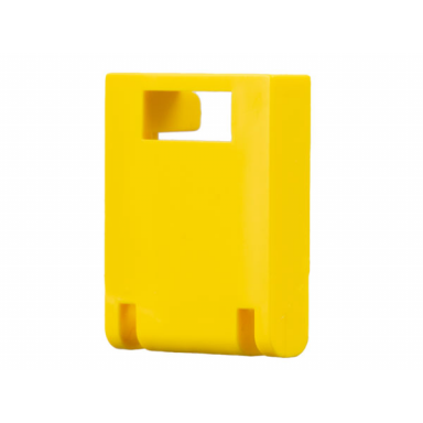 yellow container box 2 x 2 x 2 door with slot