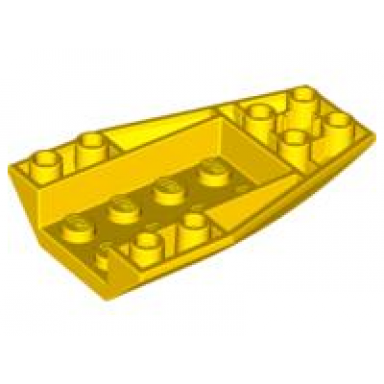 yellow wedge 6 x 4 triple inverted curved