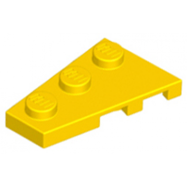 yellow wedge plate 3 x 2 left