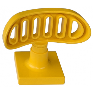 yellow duplo radar array with yellow base 4376 4375