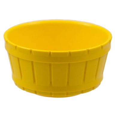 yellow container barrel half large