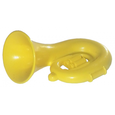 yellow fabuland utensil musical instrument tuba horn