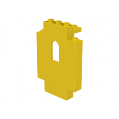 yellow panel 2 x 5 x 6 wall with window