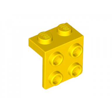 yellow bracket 1 x 2 - 2 x 2