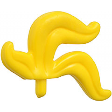 yellow minifigure plume feather triple