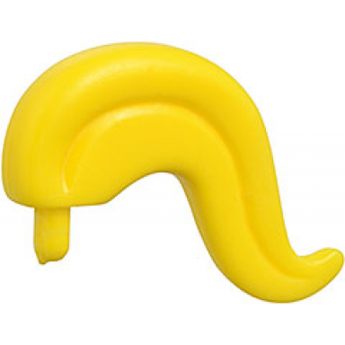 yellow minifigure plume feather large