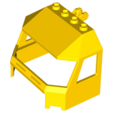 yellow windscreen 4 x 6 x 4 cab with hinge and 1 x 4 bottom cutout