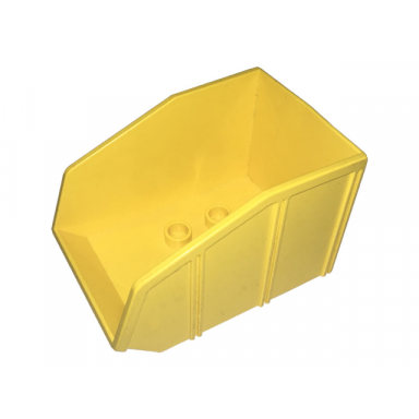 yellow duplo tipper dumper bucket large with sloped end