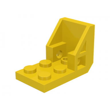 yellow bracket 3 x 2 - 2 x 2 inverted space seat