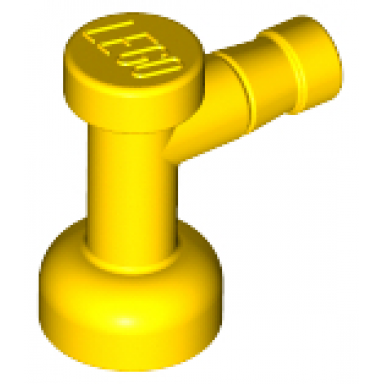 yellow tap 1 x 1 without hole in nozzle end