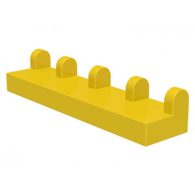 yellow hinge tile 1 x 4