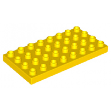 yellow duplo plate 4 x 8