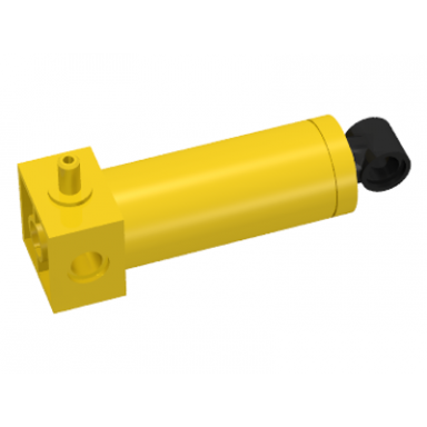 yellow pneumatic cylinder with 1 inlet medium 48mm