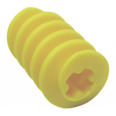 yellow technic gear worm screw long