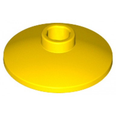 yellow dish 2 x 2 inverted radar
