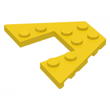 yellow wedge plate 4 x 6