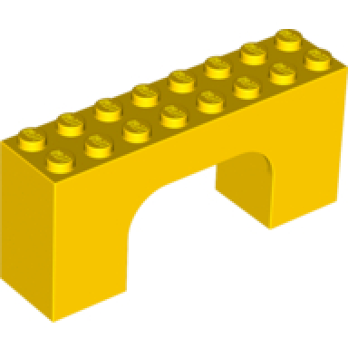 yellow arch 2 x 8 x 3