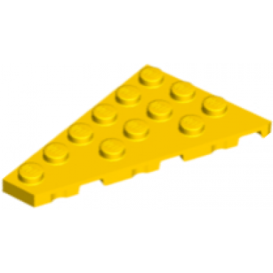 yellow wedge plate 6 x 4 left