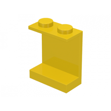 yellow panel 1 x 2 x 2 - solid studs