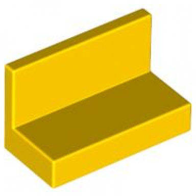 yellow panel 1 x 2 x 1
