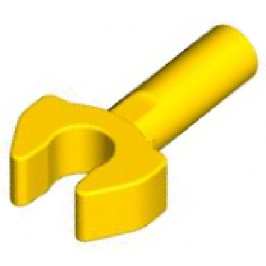 yellow bar 1l with clip mechanical claw - cut edges and hole on side