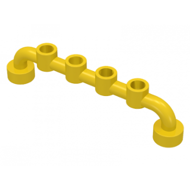 yellow bar 1 x 6 with open studs
