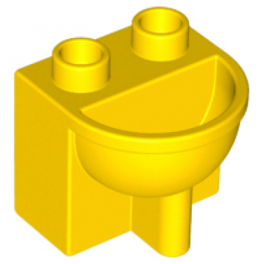 yellow duplo furniture bathroom sink