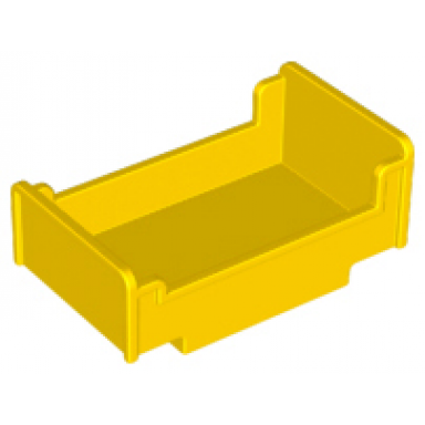 yellow duplo furniture bed 3 x 5 x 1 2 3