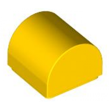 yellow slope curved 1 x 1 x 2 3 double