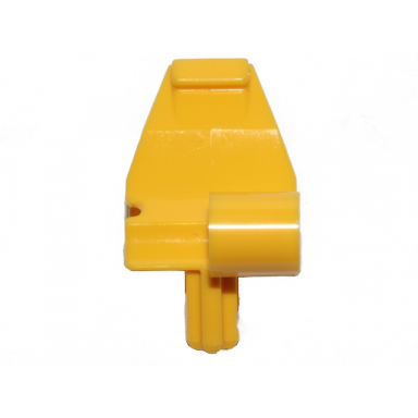 crane grab jaw with axle and pin hole