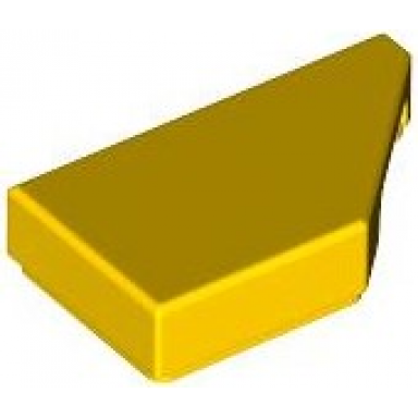 yellow tile modified 1 x 2 wedge right