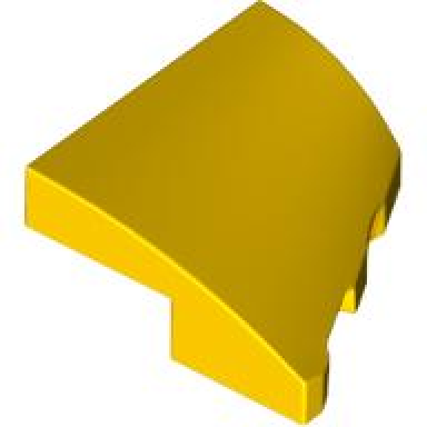 yellow wedge 2 x 2 x 2 3 left