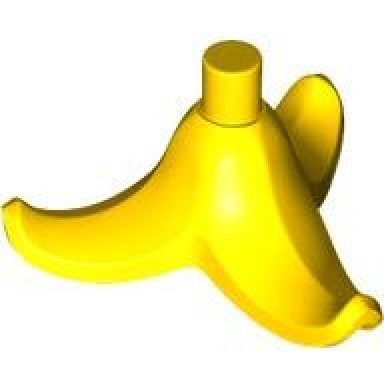 yellow banana peel