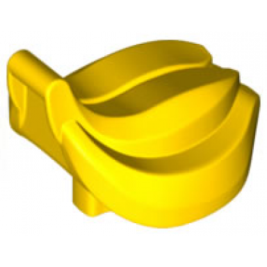 yellow duplo bananas - smooth handle indented base