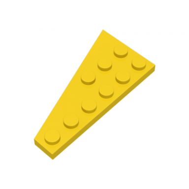 yellow wedge plate 6 x 3 right