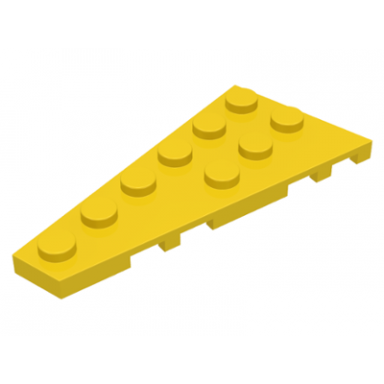 yellow wedge plate 6 x 3 left