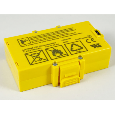 yellow electric rechargeable battery 7.3v large - spike prime